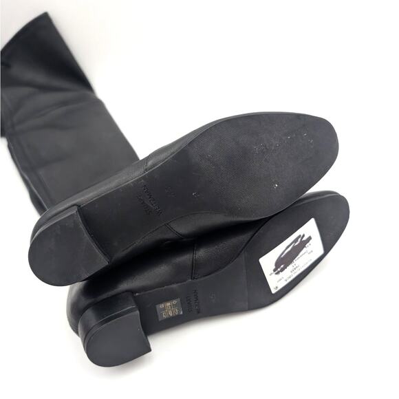 Stuart Weitzman Lowland Over the Knee Boots Women's Black Size US4.5 EU35 - Picture 8 of 12